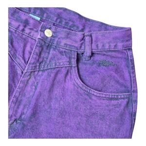 VTG Roper Barebacked Purple High Waist Straight Leg Jeans Made USA Women's 13
